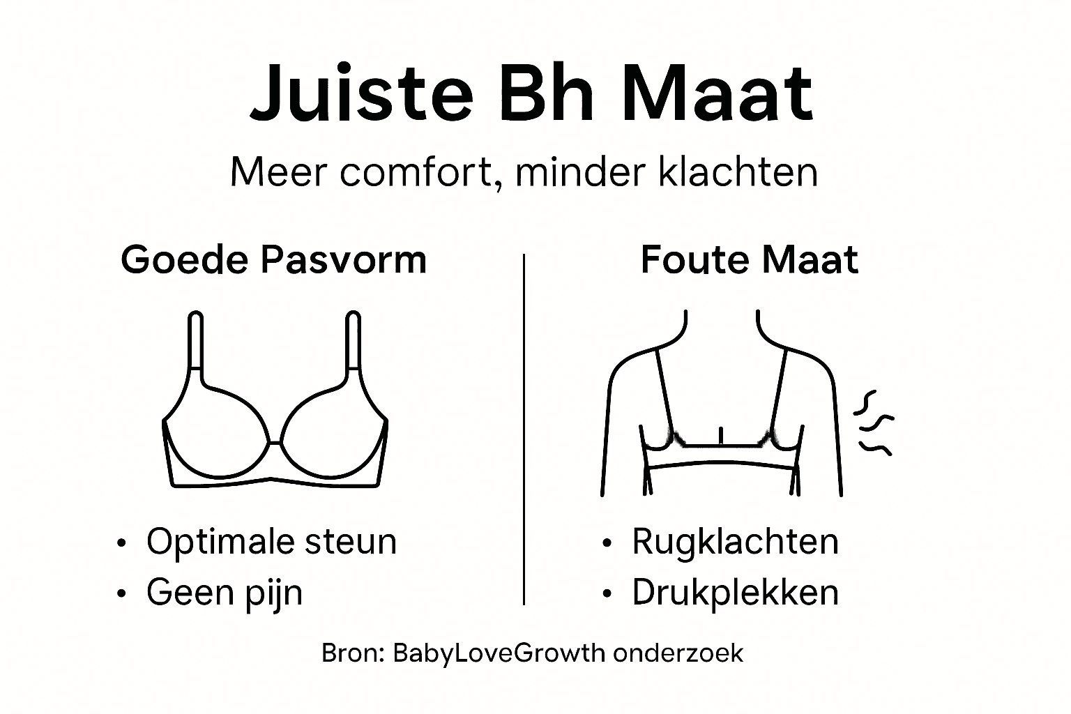 Infographic: Zo belangrijk is de juiste bh-maat voor jouw draagcomfort