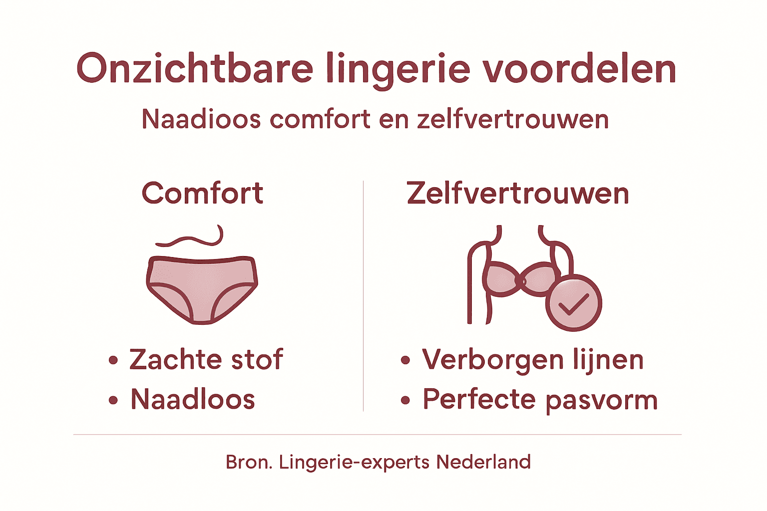 Infographic: lingerie die comfort en zelfvertrouwen geeft