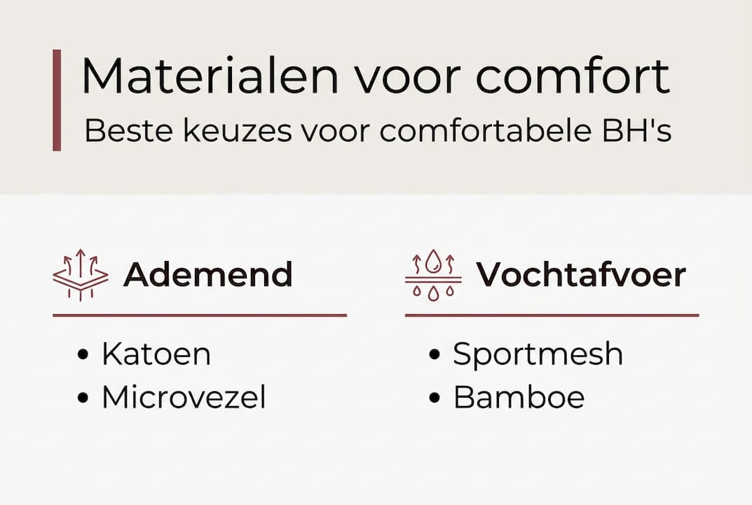 Infographic: welke materialen zorgen voor een comfortabele bh?