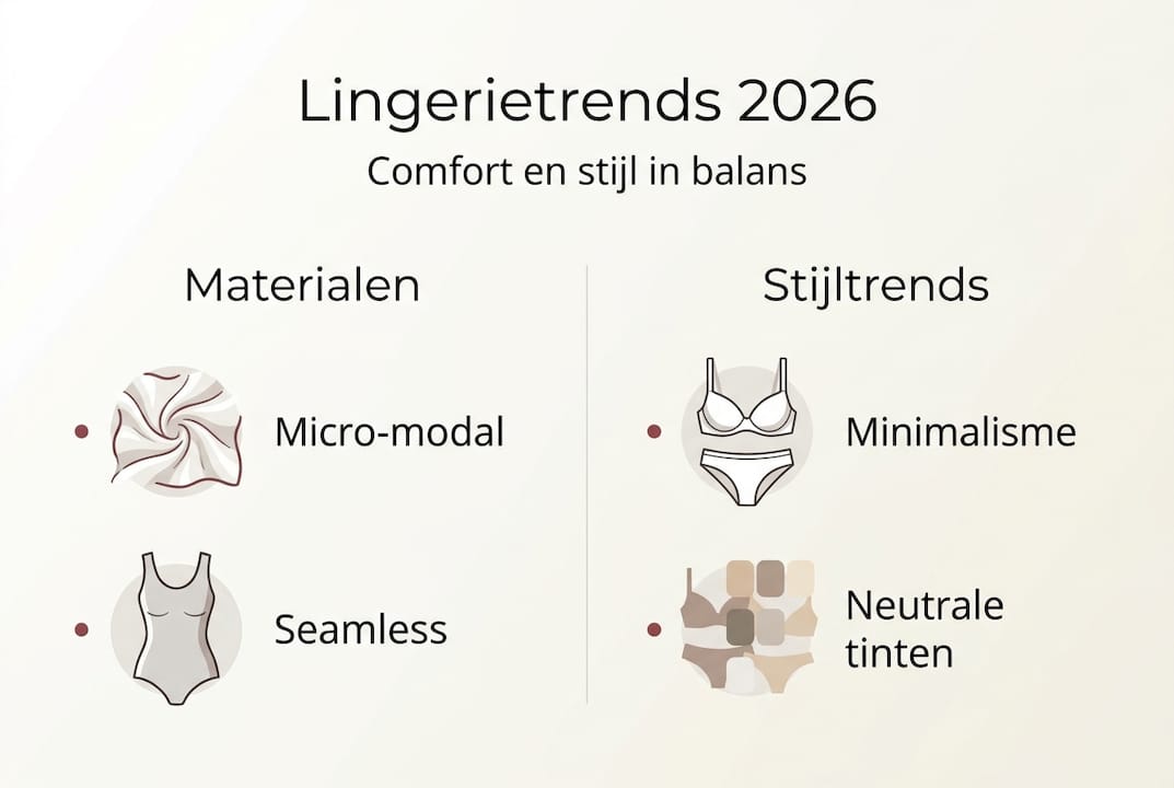 Overzicht van de nieuwste lingerietrends: materialen en stijlen op een rij