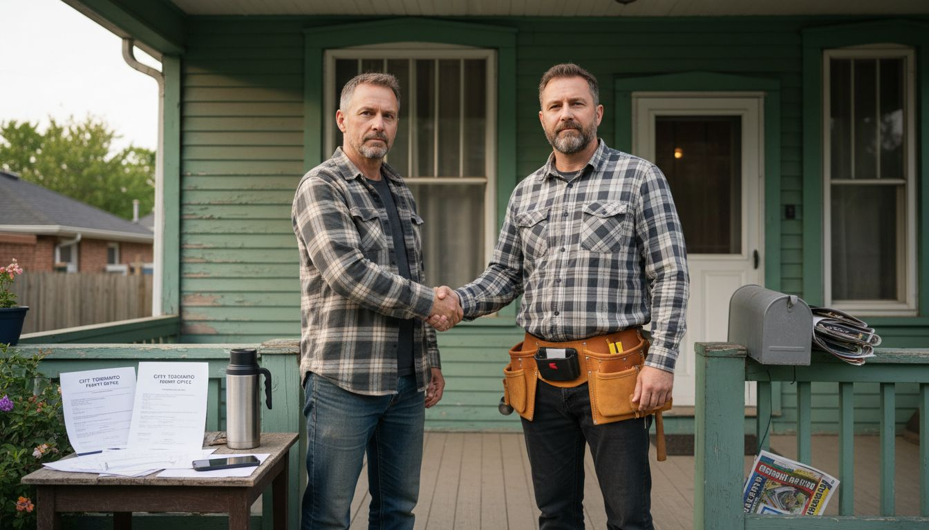 Homeowner and contractor agree on renovation details