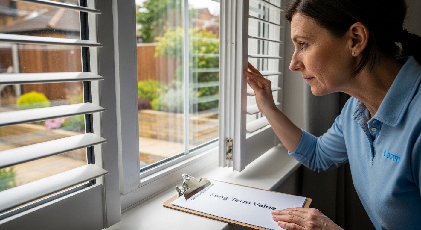 plantation shutters value UK