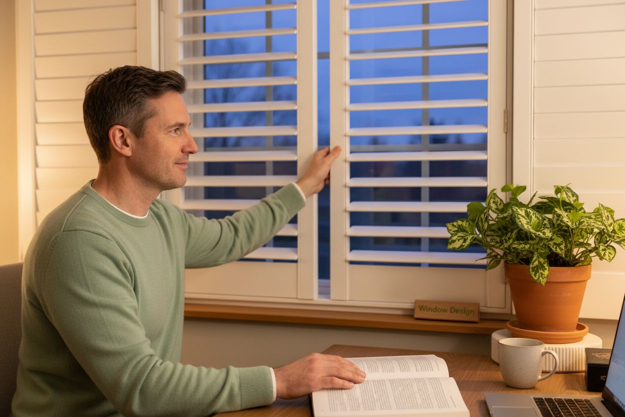composite shutters evening privacy