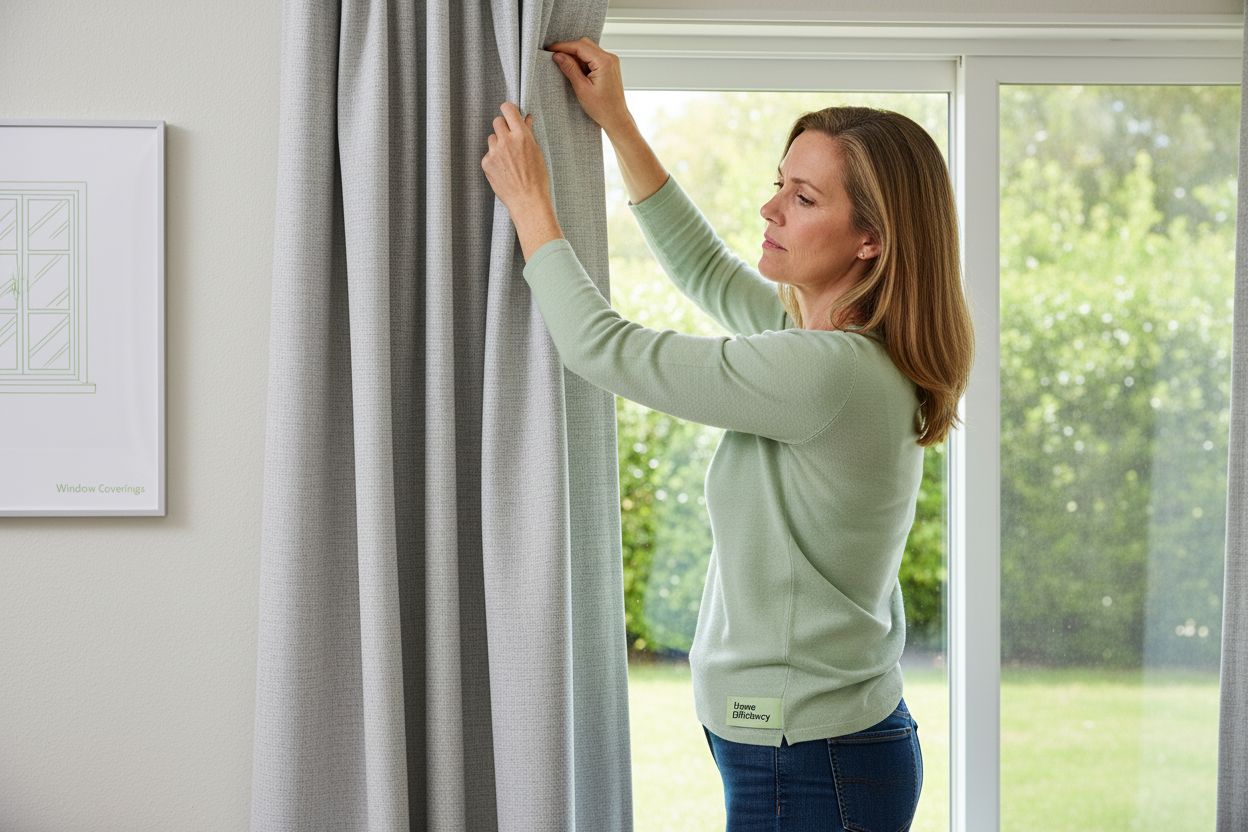 energy efficient window coverings thermal curtains installation
