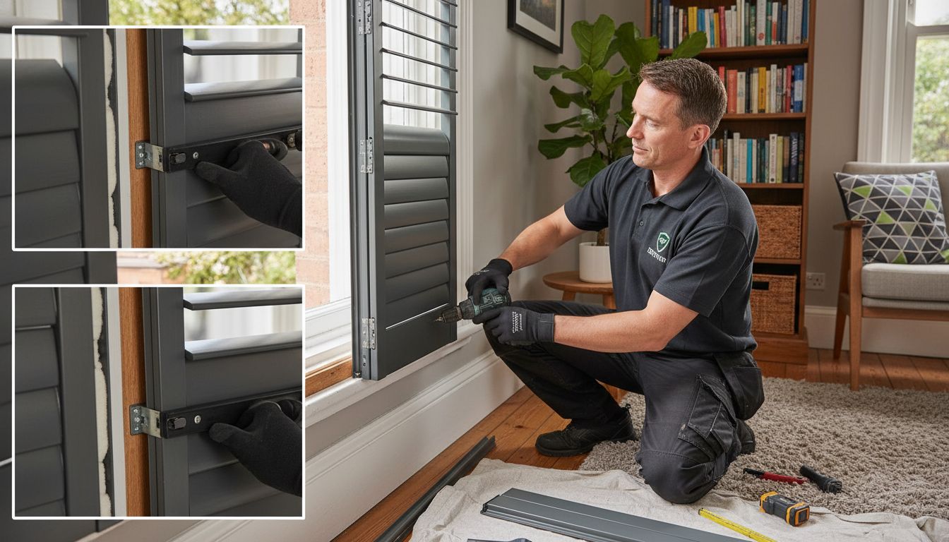 shutter installation process