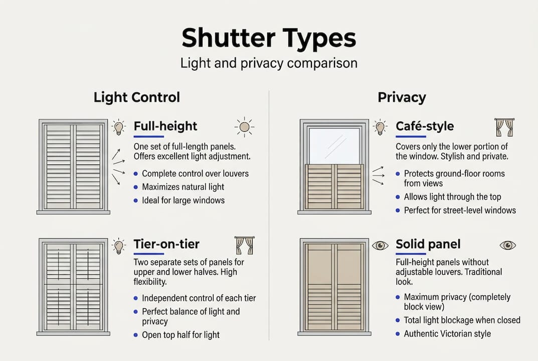 7 Benefits of Bespoke Shutters for Light Control