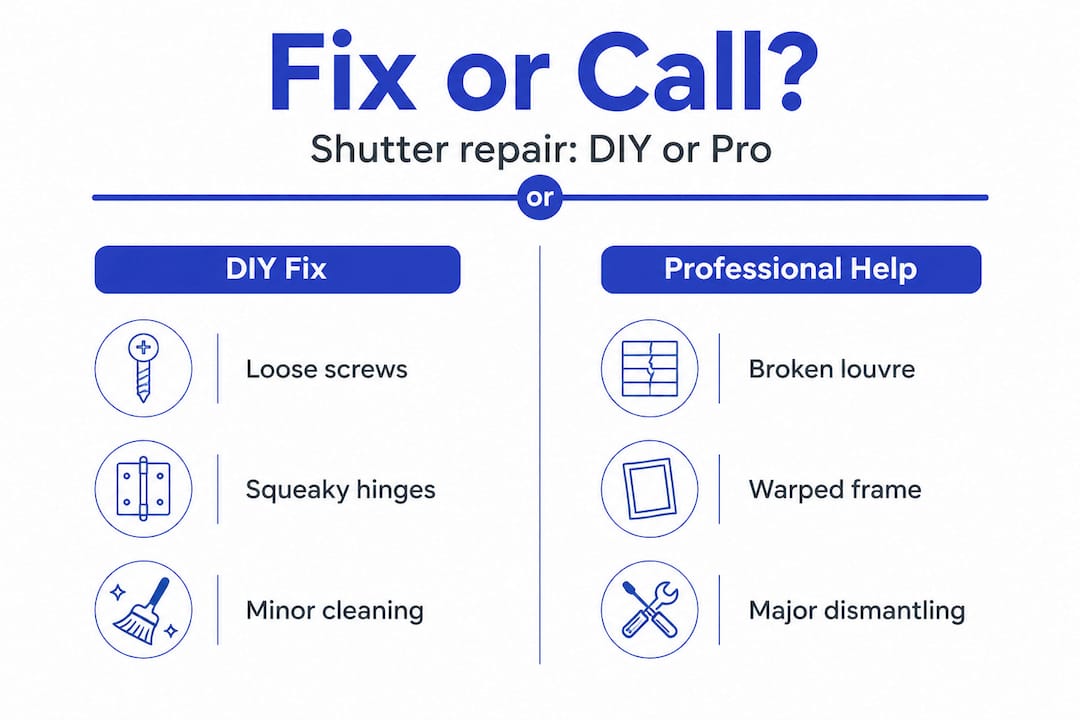 Troubleshooting shutter issues: essential guide for UK homes
