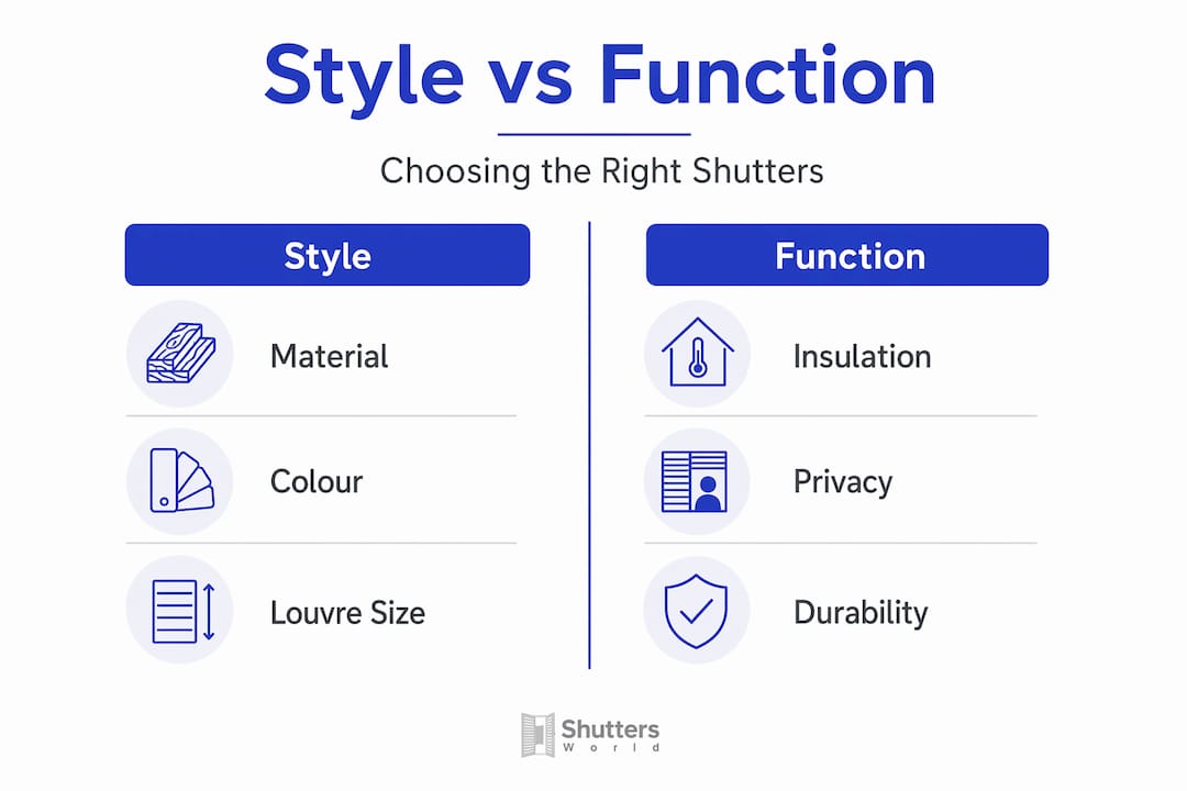 How to Achieve Balancing Style and Function Shutters