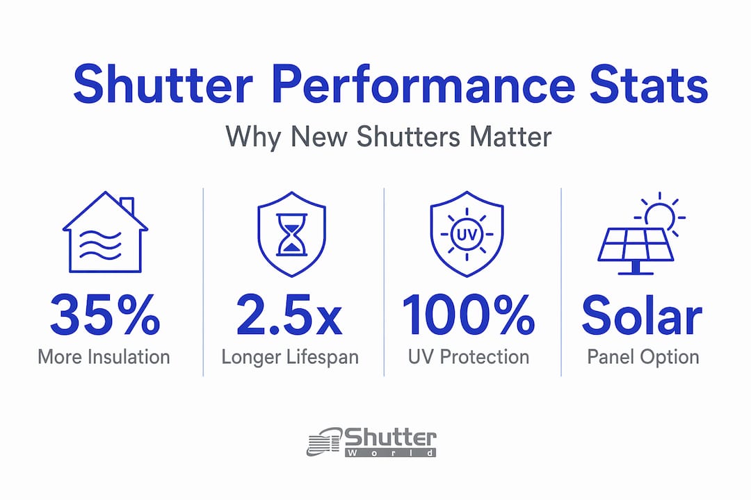 Shutter performance stats with key feature highlights