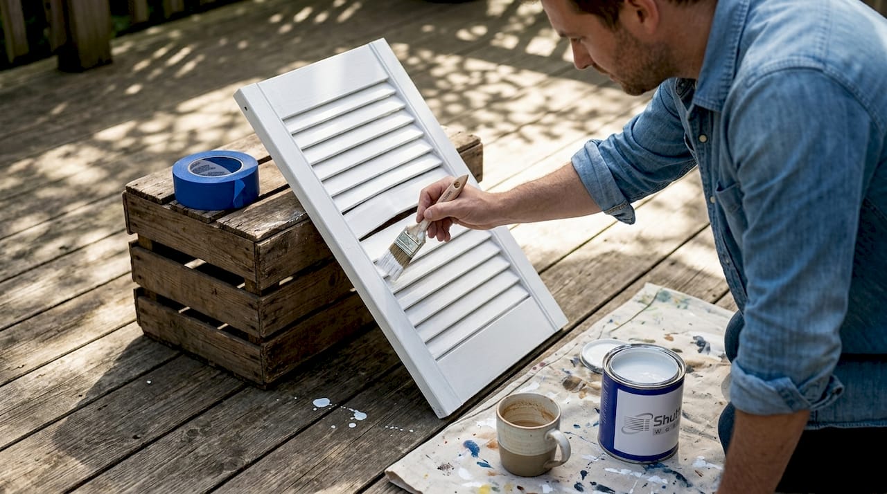 Shutter finishing techniques