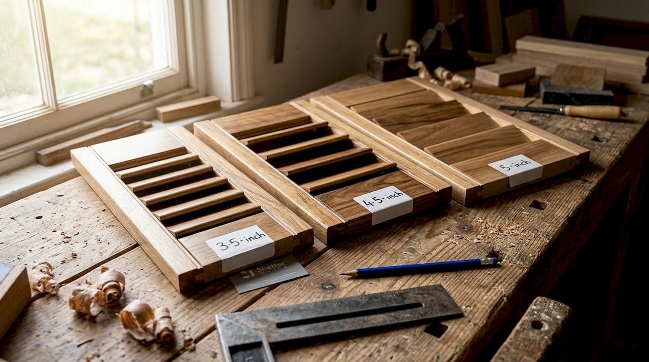 How to create shutter specifications