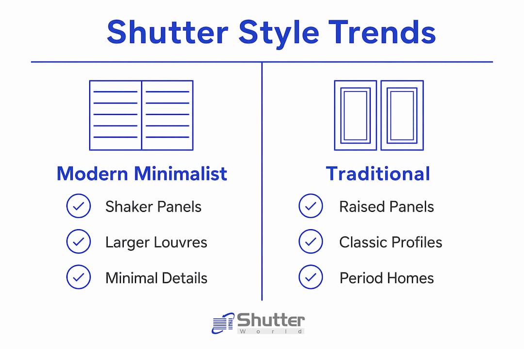 Suburban home shutter trends: 2026 style guide