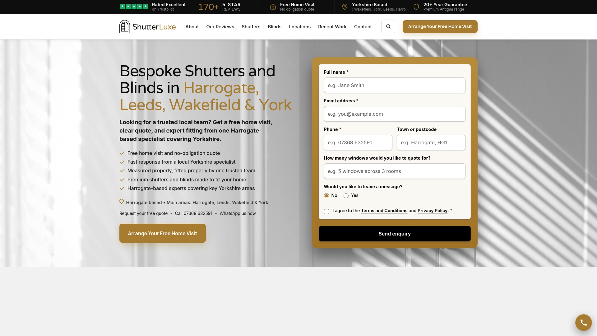 Bay window shutters West Yorkshire https://shutterluxe.co.uk