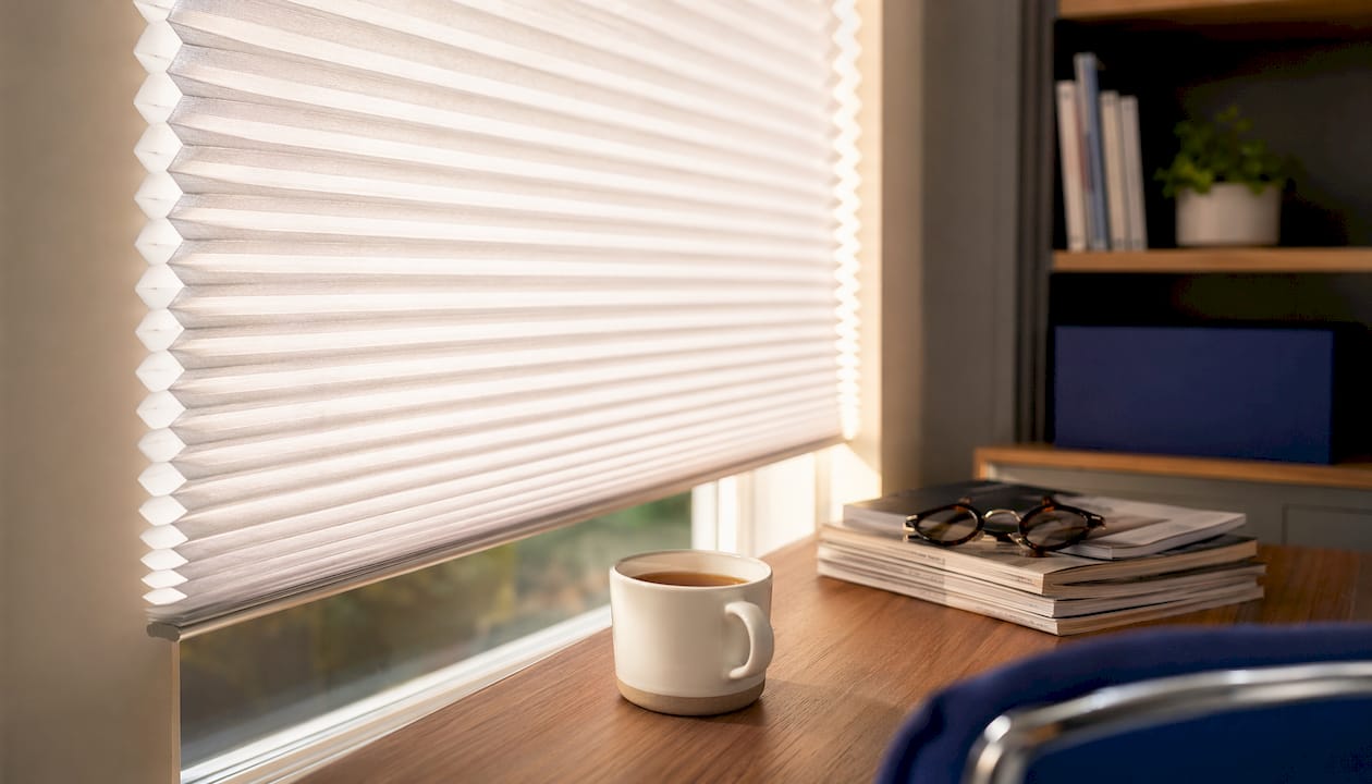 noise reduction window treatments Cellular blind covering UK window