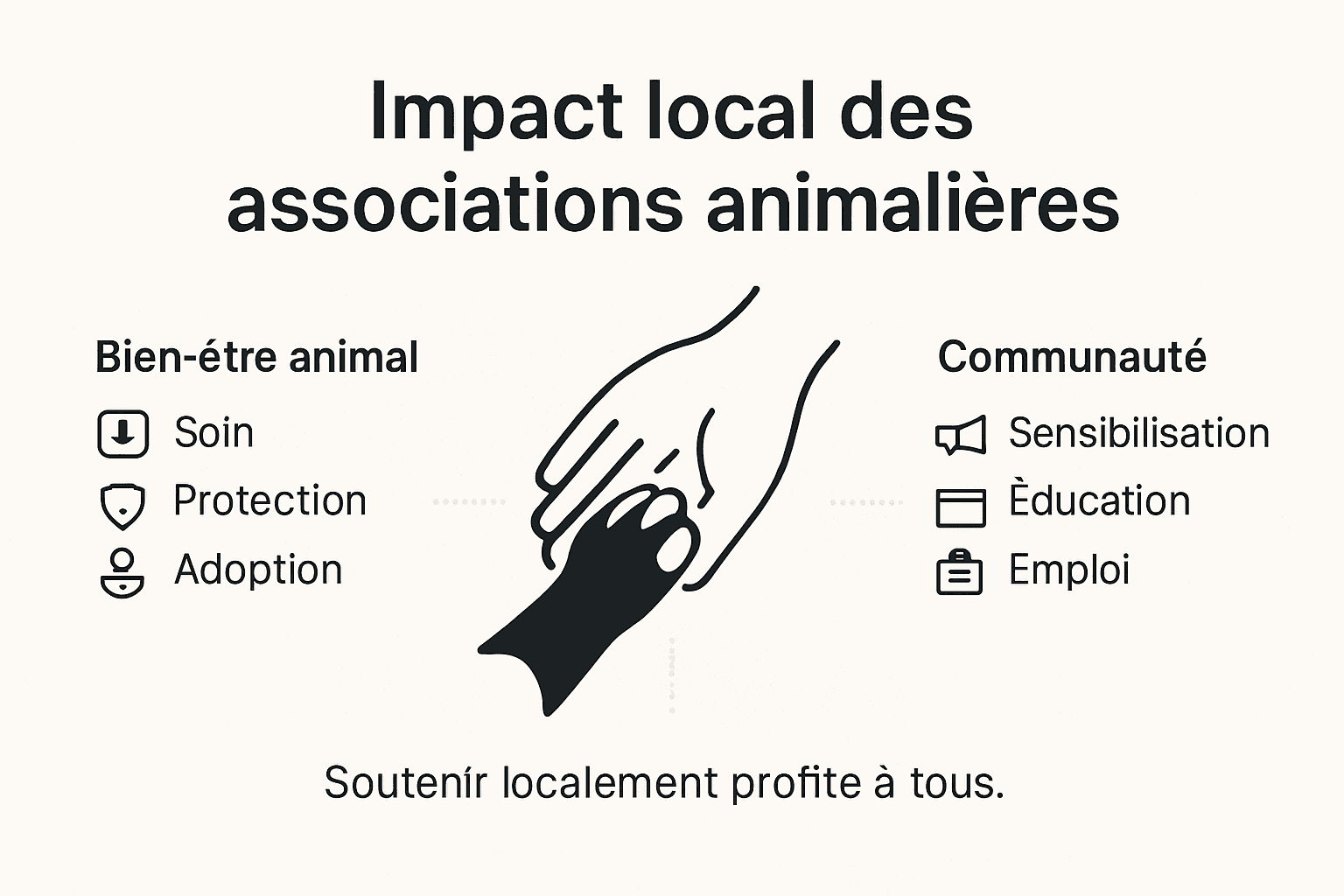 Infographie : l’action des associations pour la cause animale en chiffres