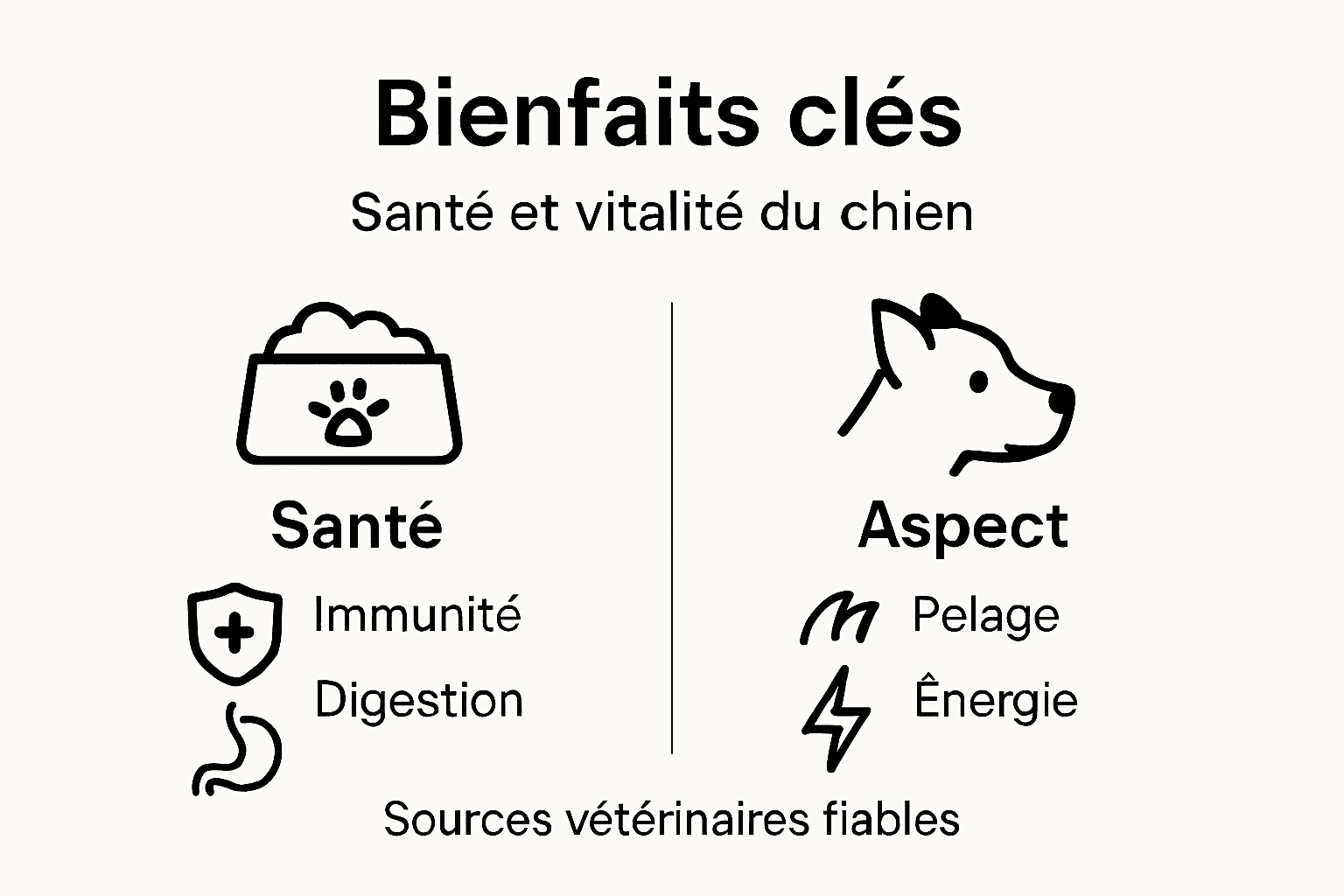 Infographie : les avantages d’une alimentation naturelle pour votre chien