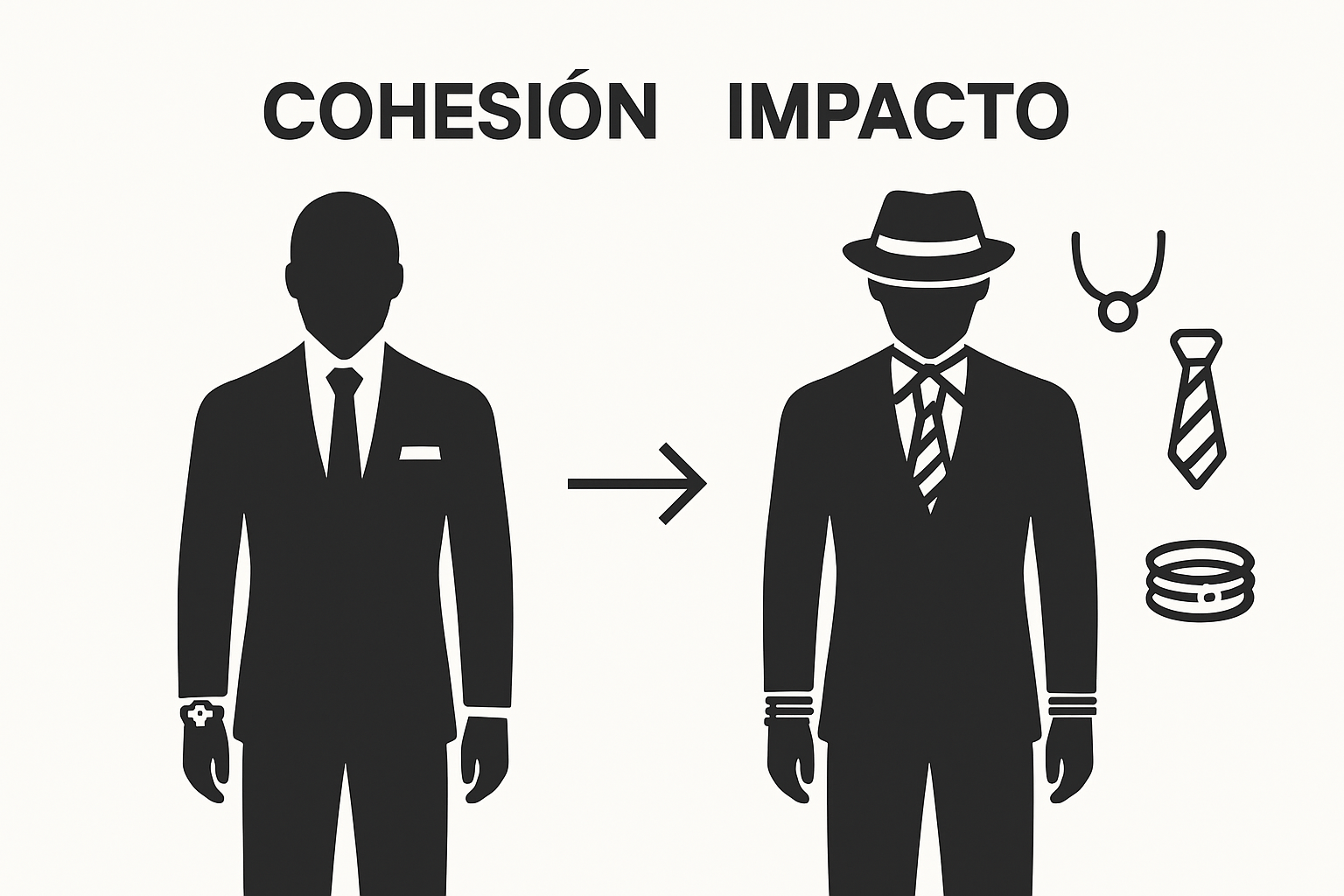 Infografía: cómo combinar los accesorios en el estilo masculino