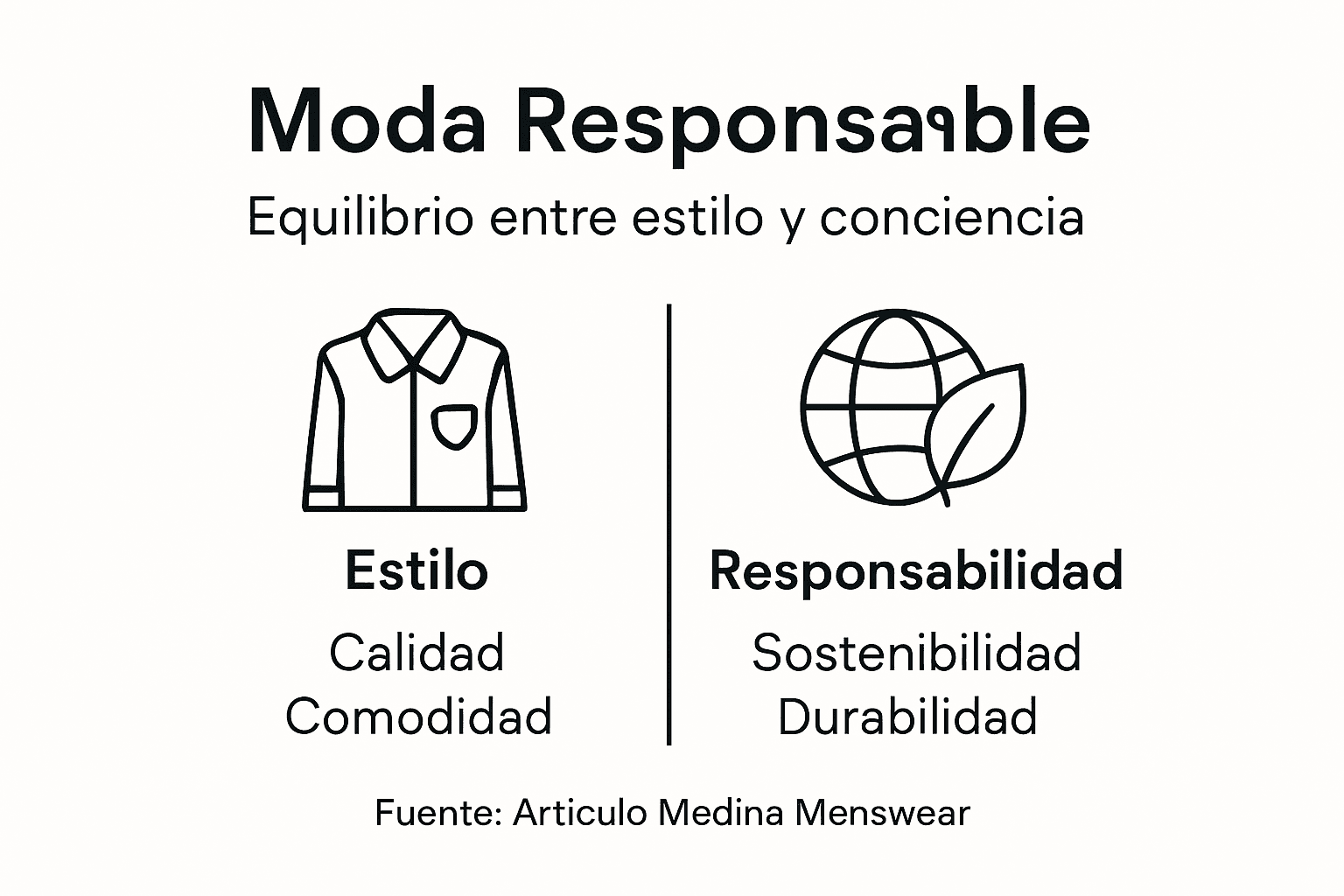 Guía visual sobre cómo vestir de manera ética y consumir moda de forma responsable