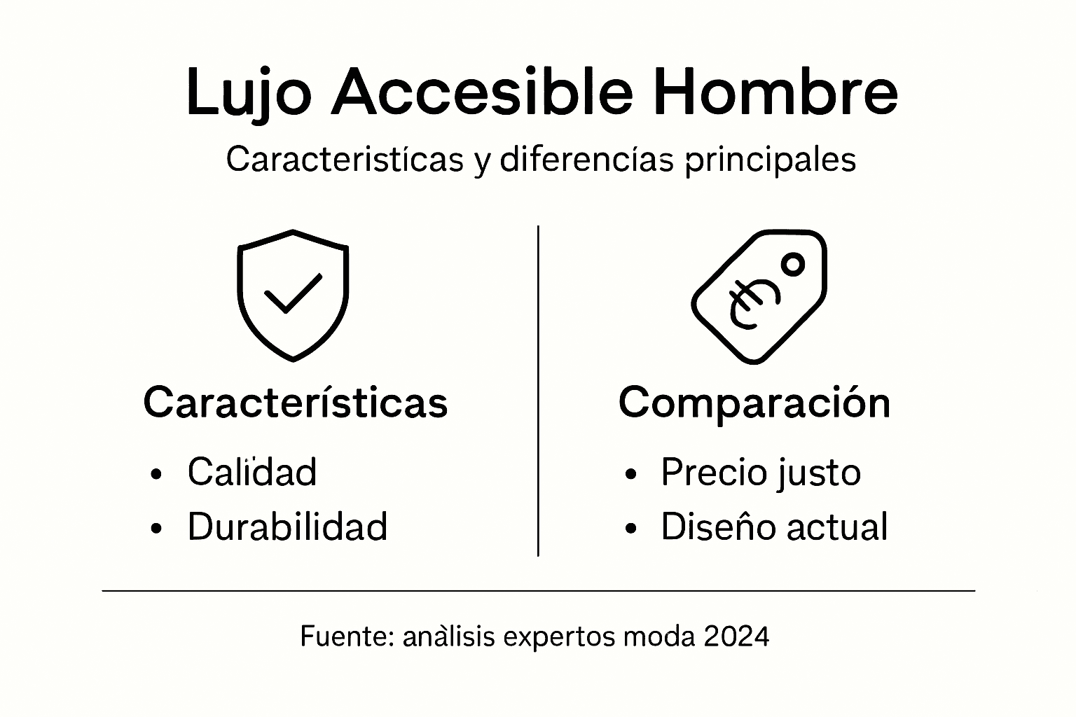 Infografía: Todo lo que debes saber sobre el lujo accesible y en qué se diferencia del lujo tradicional