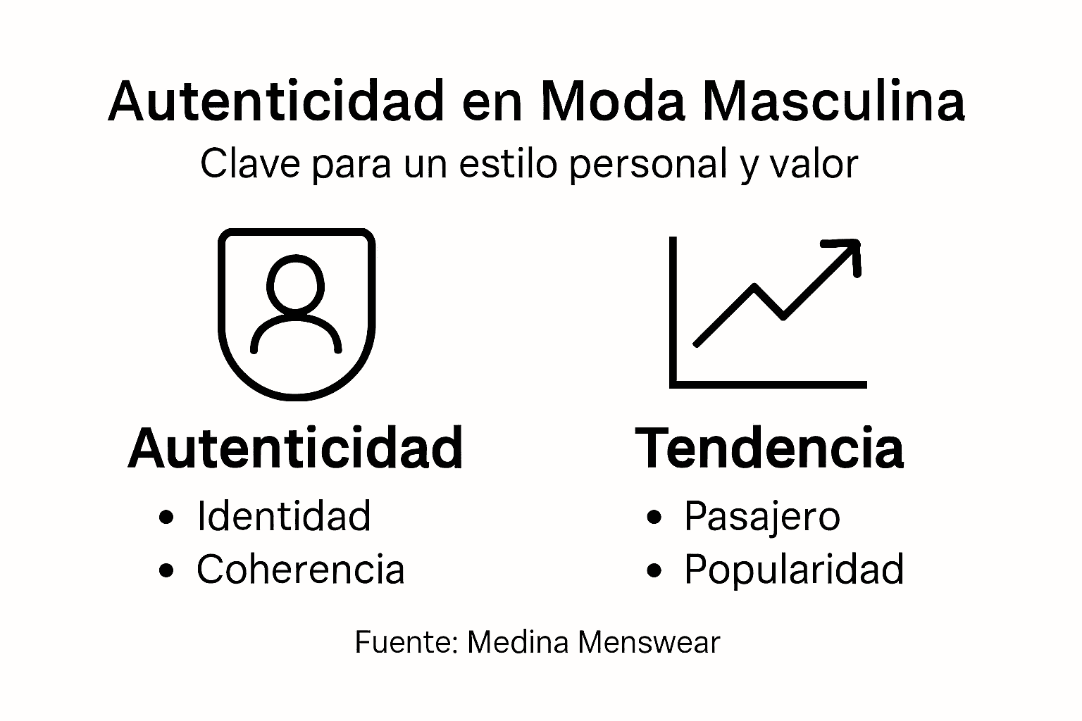 Infografía: cómo combinar autenticidad y tendencias en la moda masculina