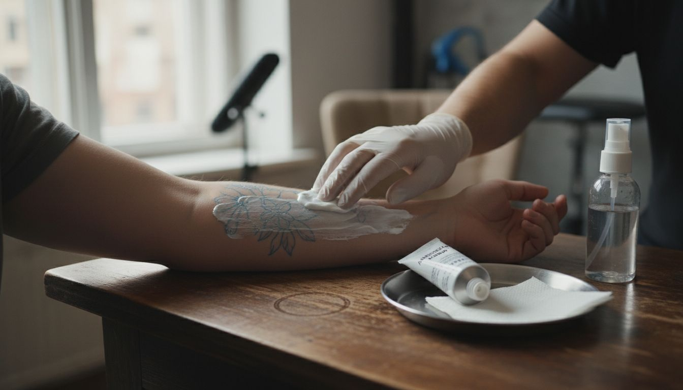 Pred tetovaním si na ruku naniesť znecitlivujúci krém.