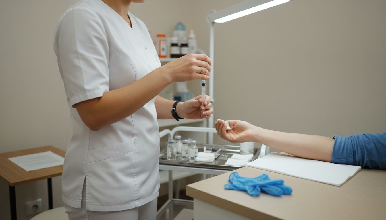 Před zákrokem odbornice nanese znecitlivující krém, aby byl celý proces co nejpříjemnější.