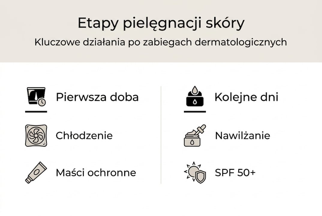 Infografika: krok po kroku do zdrowej i zadbanej skóry – najważniejsze etapy codziennej pielęgnacji
