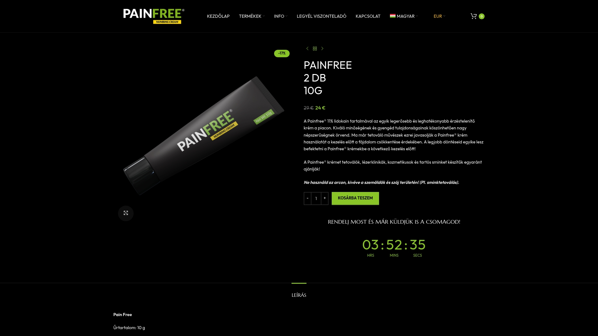 https://painfree.hu/product/painfree-2-db-10g