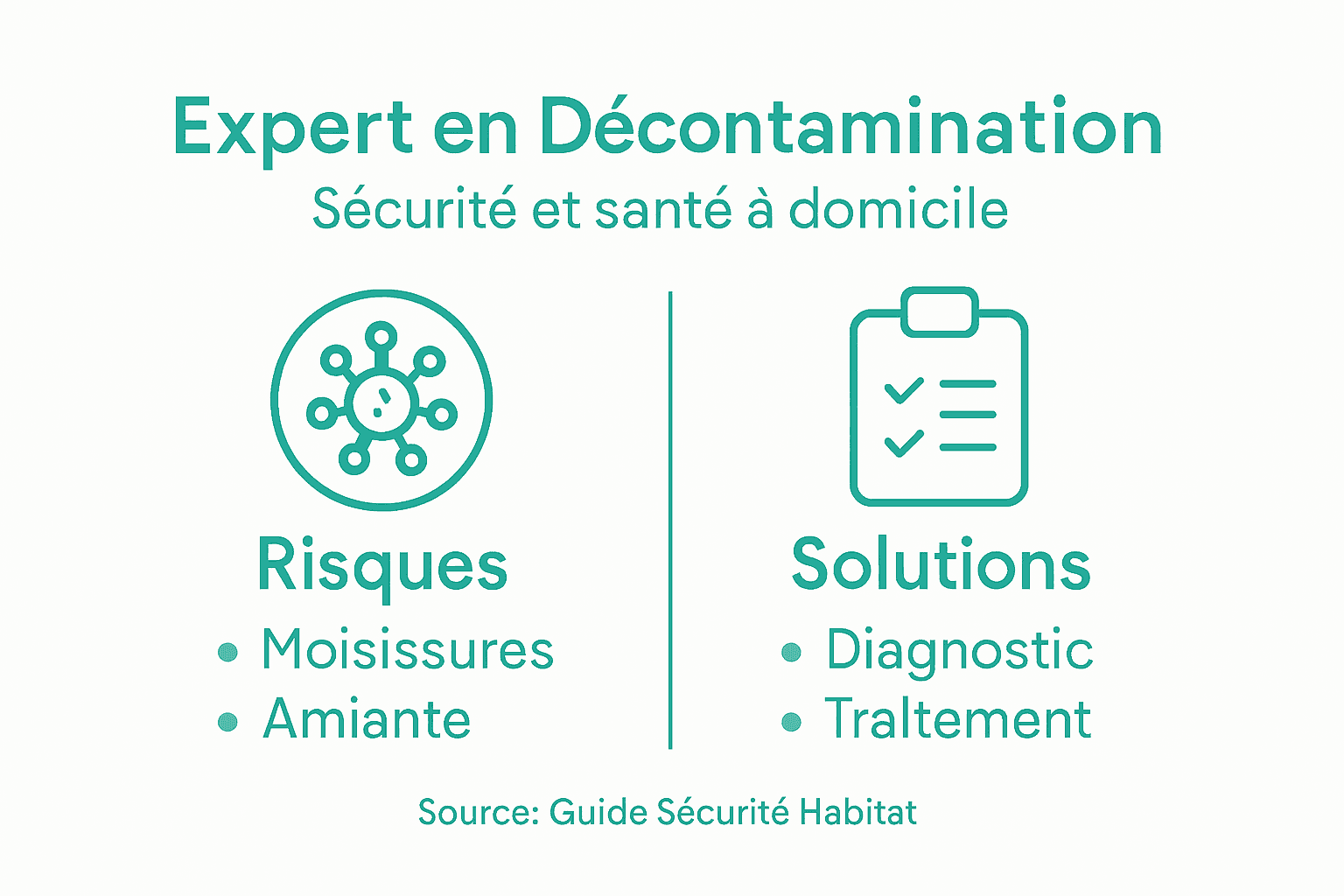 Infographie : comprendre le rôle, les enjeux et les bonnes pratiques en matière de décontamination