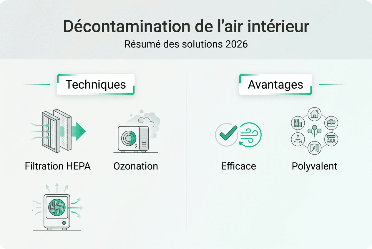 Infographie : les solutions pour purifier l’air intérieur