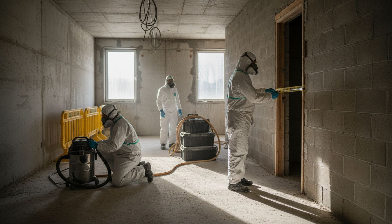 Notre équipe spécialisée intervient sur site pour assurer la décontamination des locaux, en utilisant un matériel professionnel adapté à chaque situation.