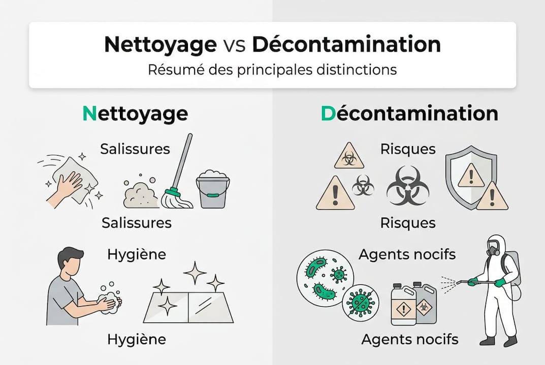 Tout ce qu’il faut savoir sur le nettoyage et la décontamination : le guide visuel