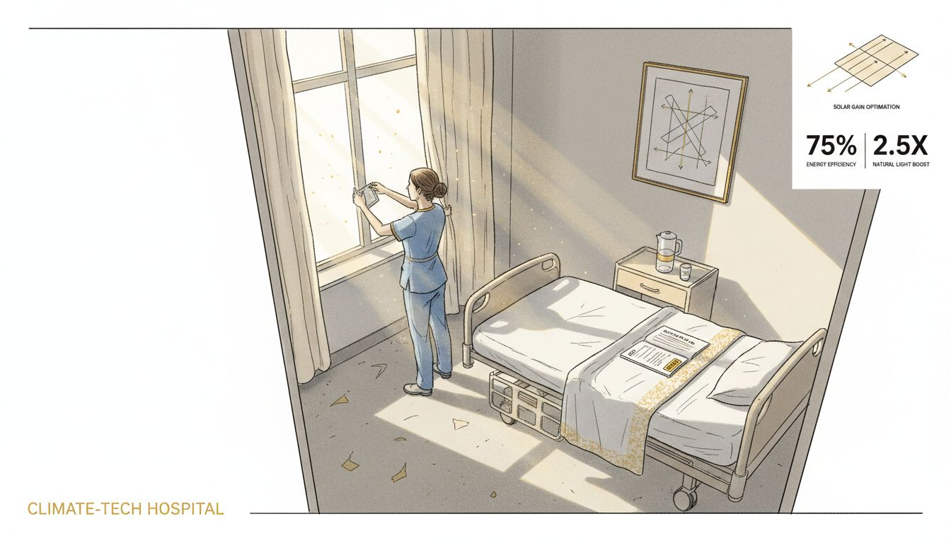 Hospital room with daylight from window