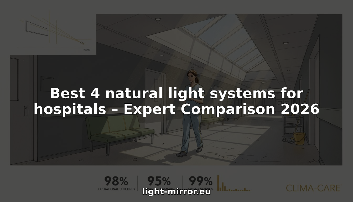 Hospital corridor with skylights and natural lighting system