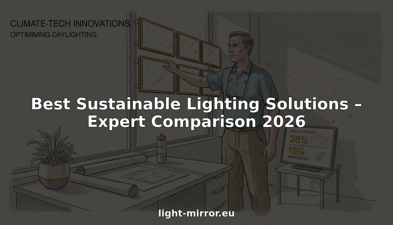 Facilities manager adjusts daylight panel in office