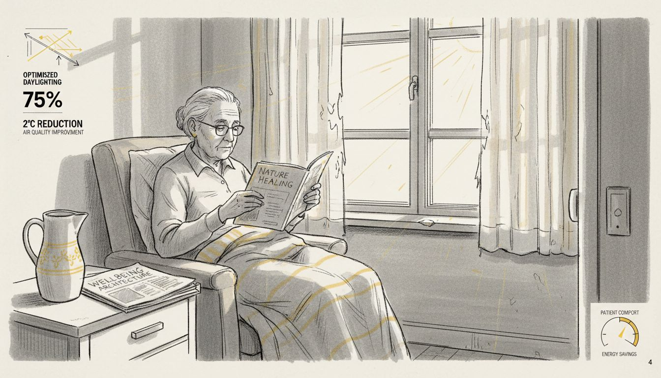 Sunlight entering patient hospital room