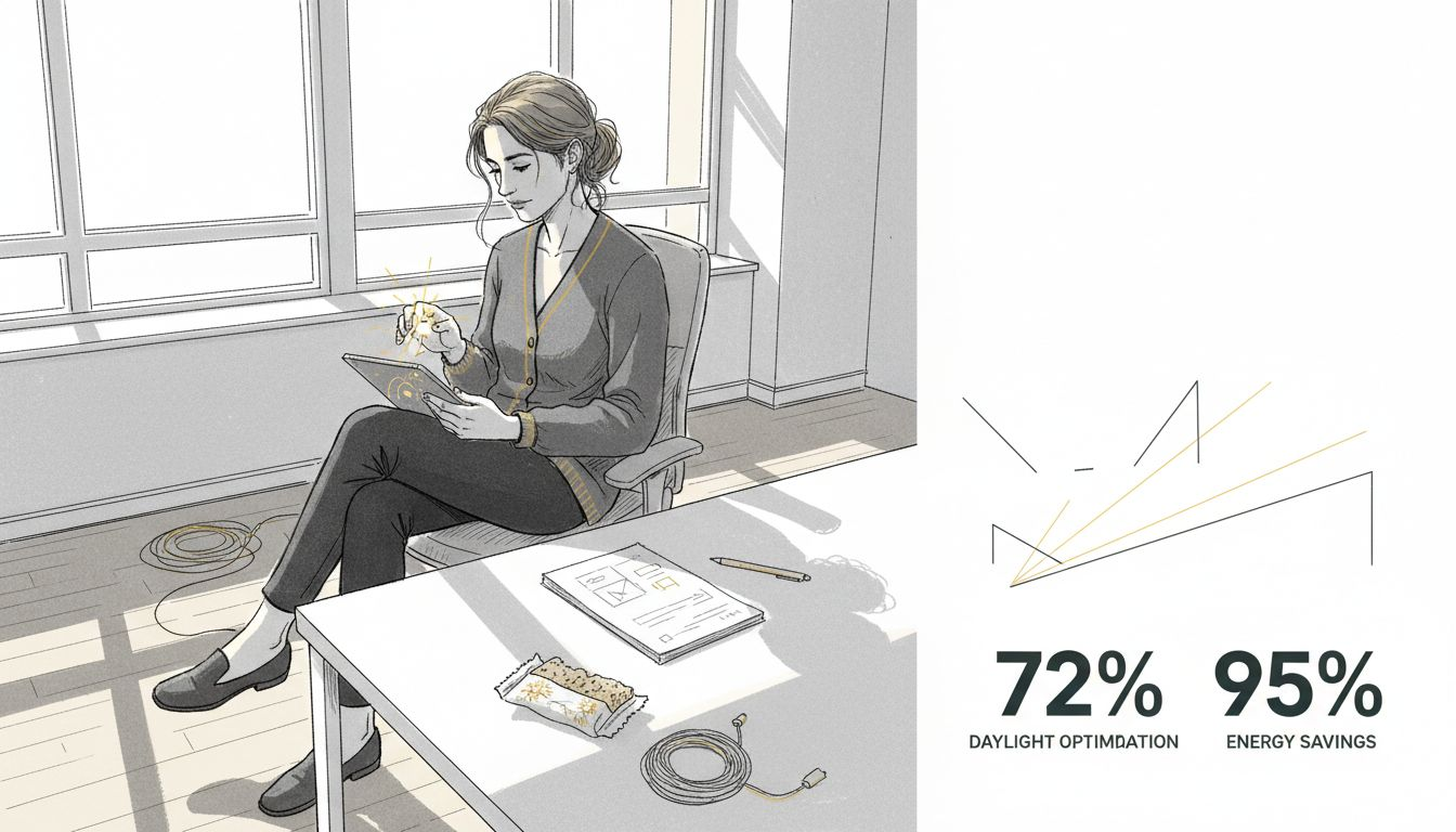 Architect simulating hospital daylight entry points