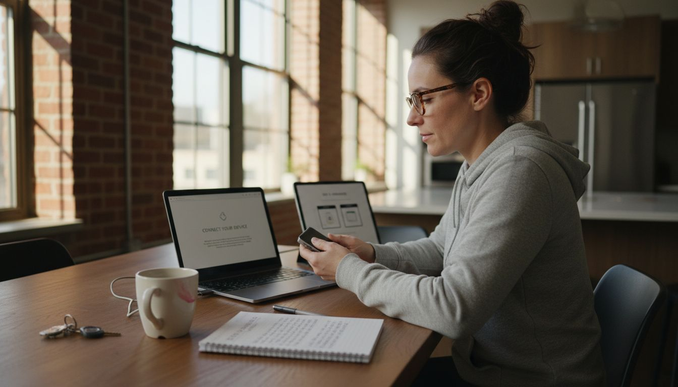 Setting up secure wallet for crypto tokens