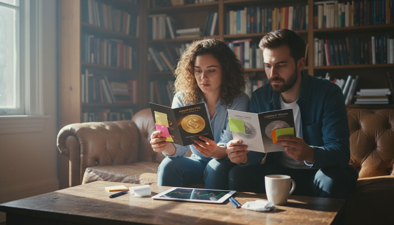 Investors comparing gold and silver token documents