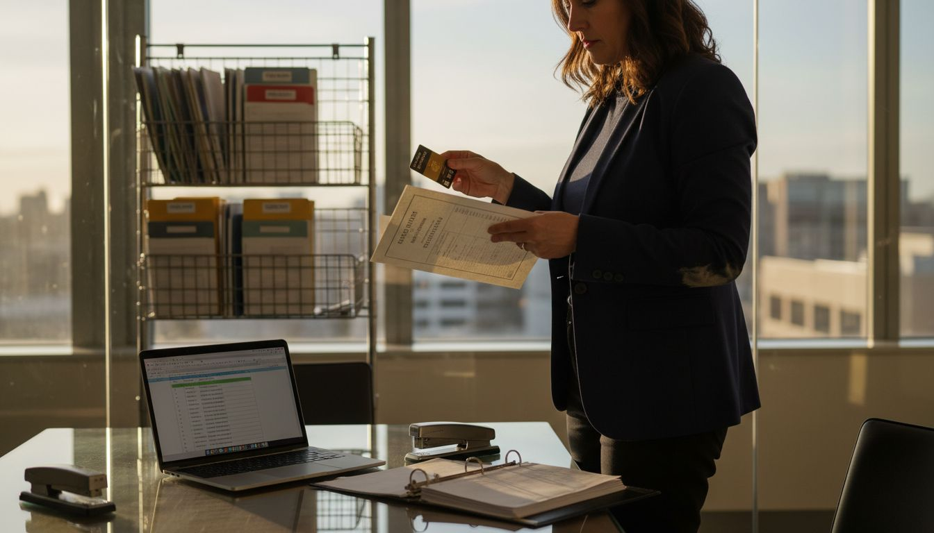 Examining papers for asset backing proof