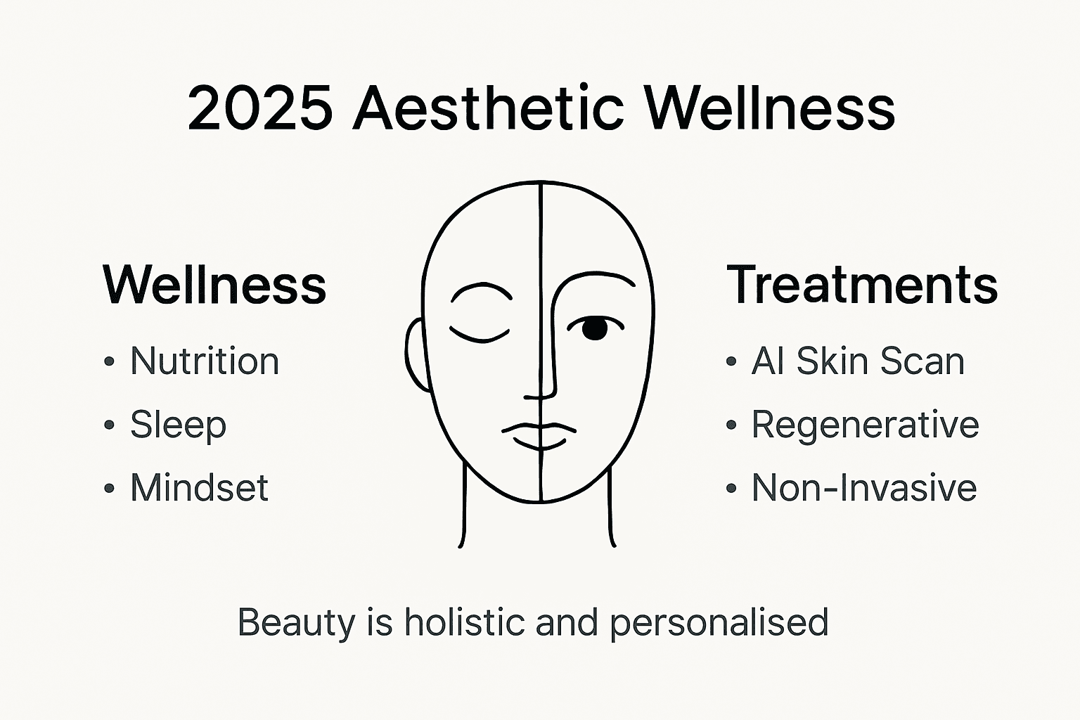 Infographic showing holistic and tech personalisation