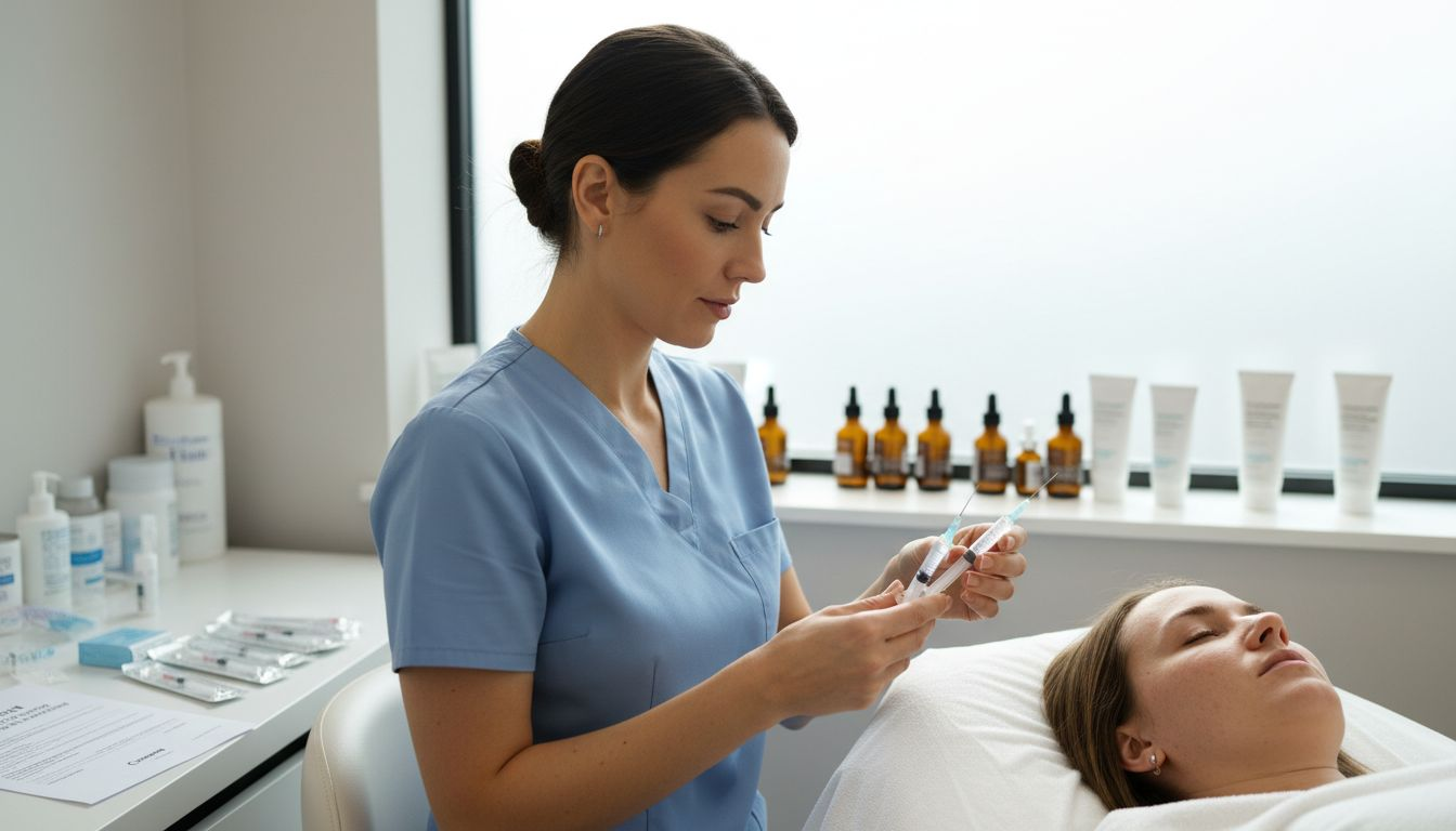 Preparation for non-surgical facial treatment