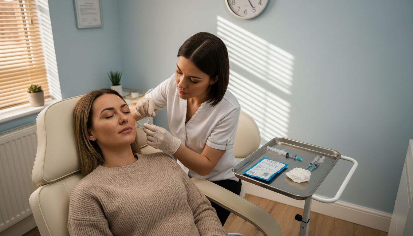 Regenerative therapy session aesthetic clinic