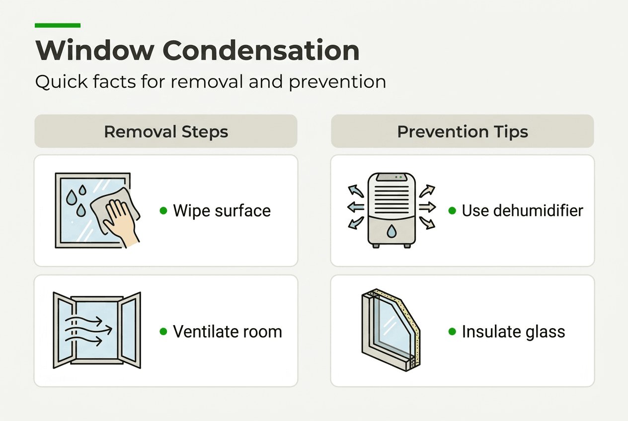 Infographic showing removal and prevention steps