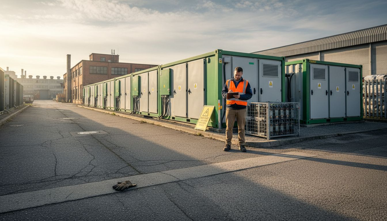 Engineer at Central European energy storage site