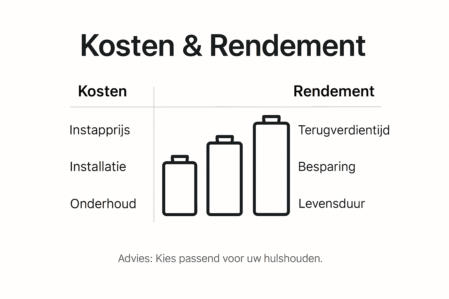 Overzicht: Wat kost een thuisbatterij en wat levert het op?