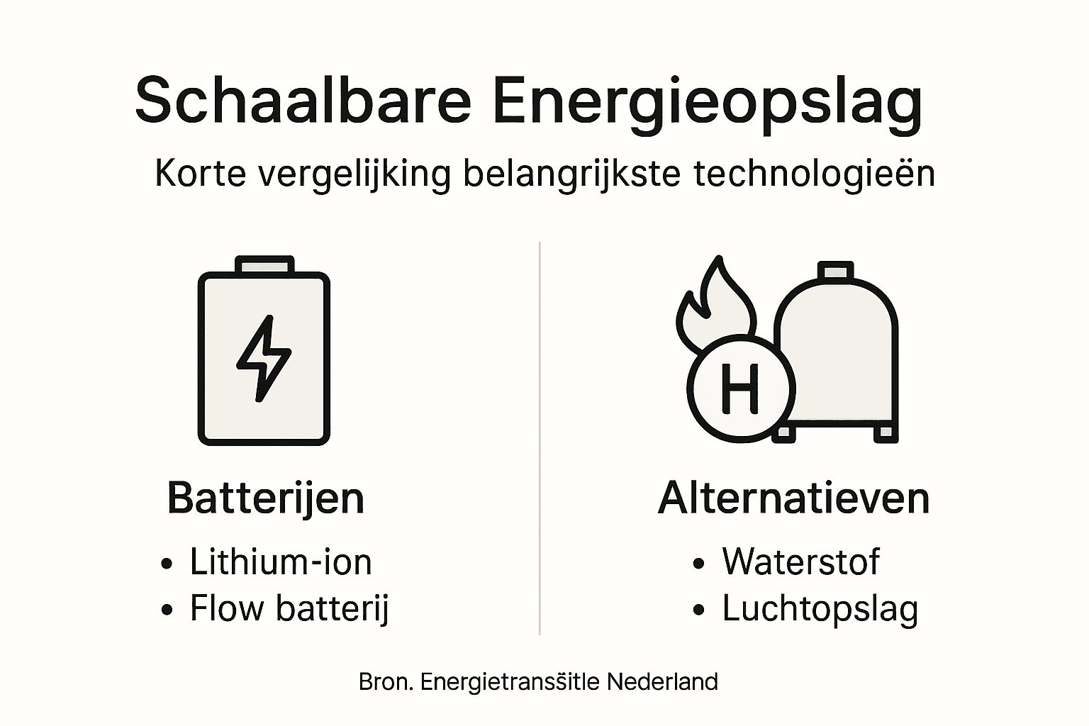 Visuele uitleg: de nieuwste technieken voor het opslaan van energie