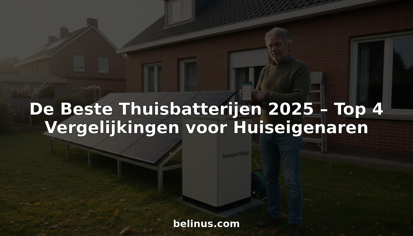 Bij de installatie van een thuisbatterij kijkt de huiseigenaar zelf even mee of alles goed verloopt.