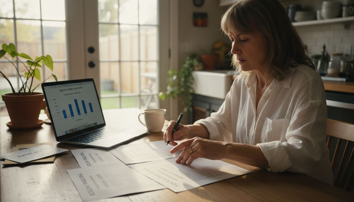 Homeowner comparing solar financing quotes