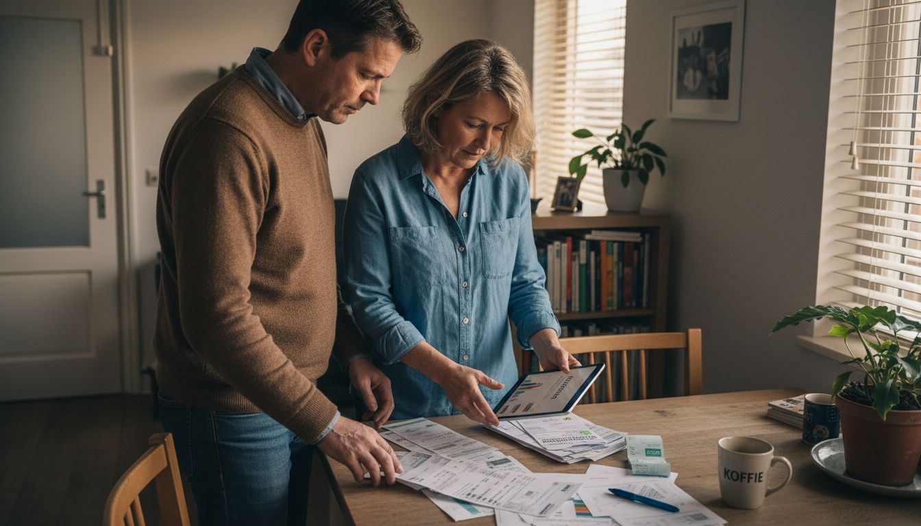 Stel bekijkt samen hoe ze hun energieverbruik in huis kunnen optimaliseren